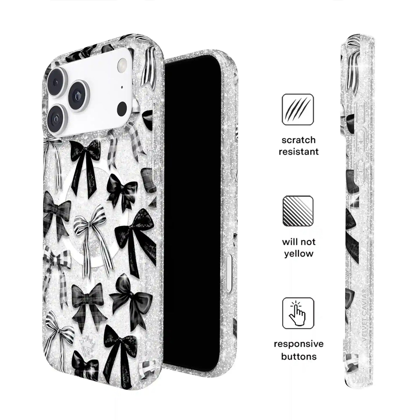 Gothic Bows iPhone Case