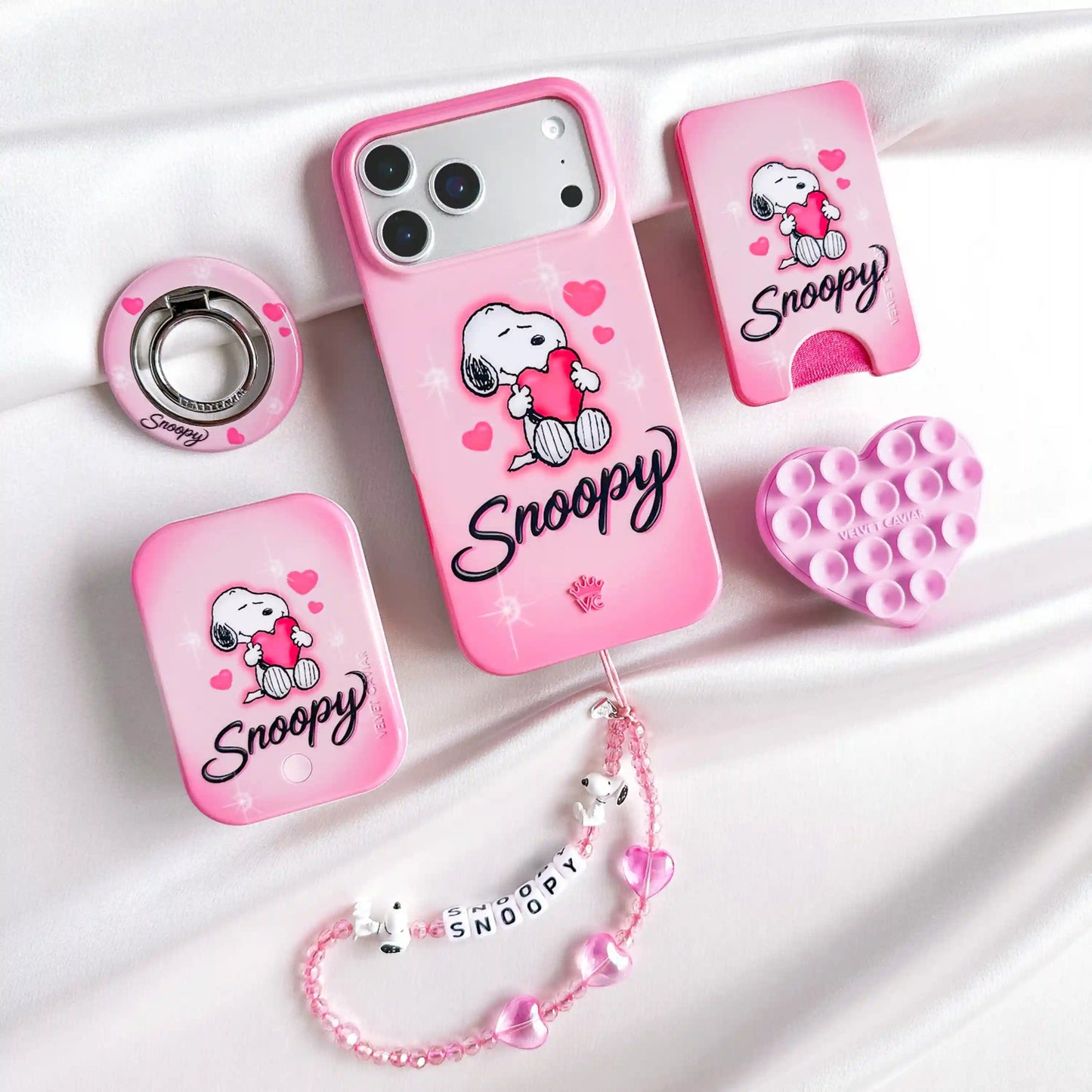 Snoopy Be Mine Phone Charm