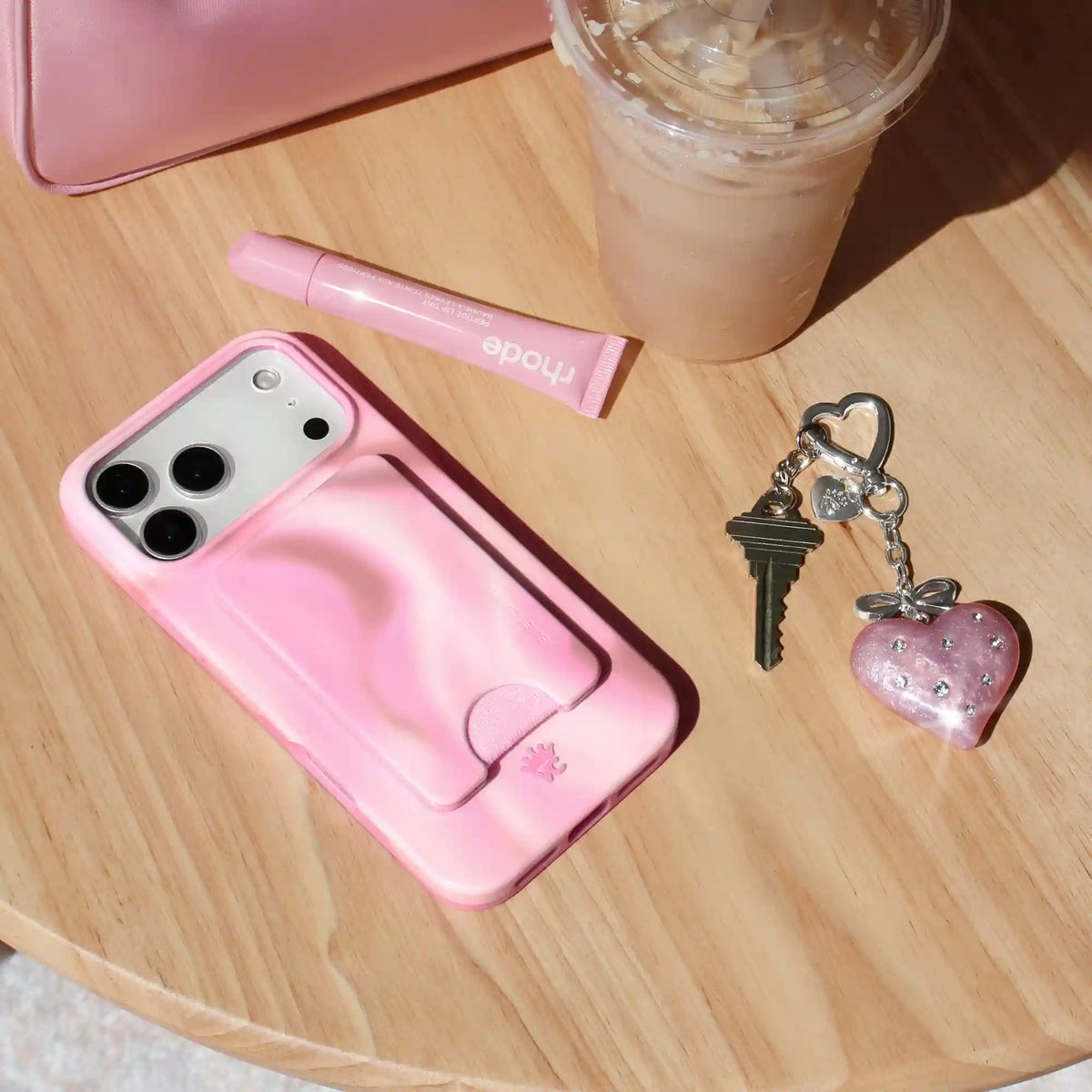 Strawberry Swirl MagSafe Wallet