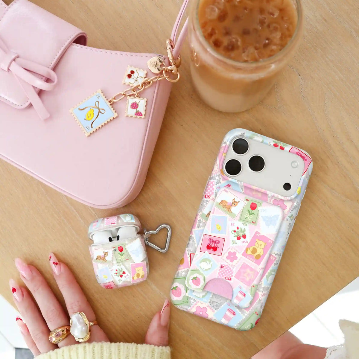 Spring Whimsy Stamps Bag Charm
