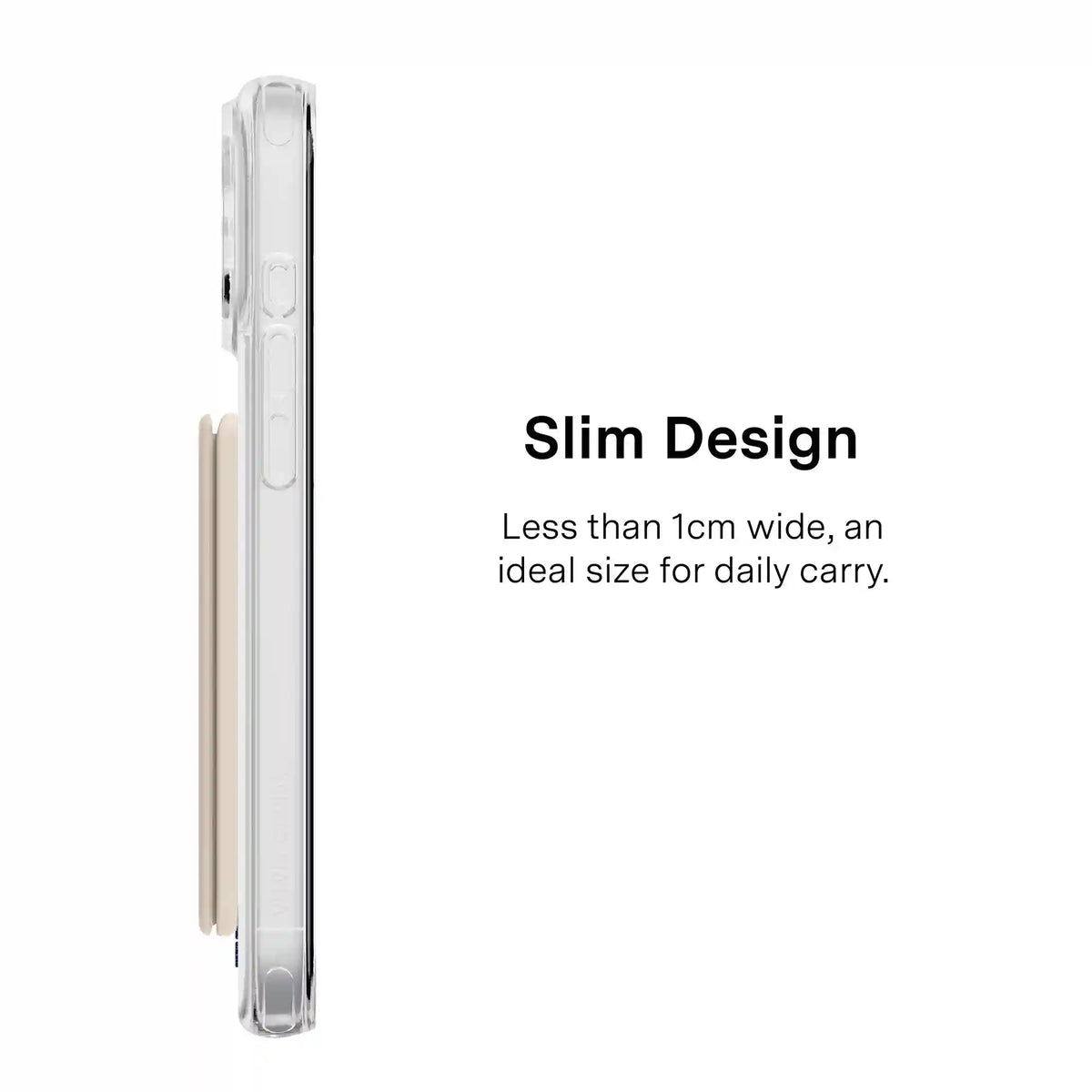 Sand Stone MagSafe Wallet