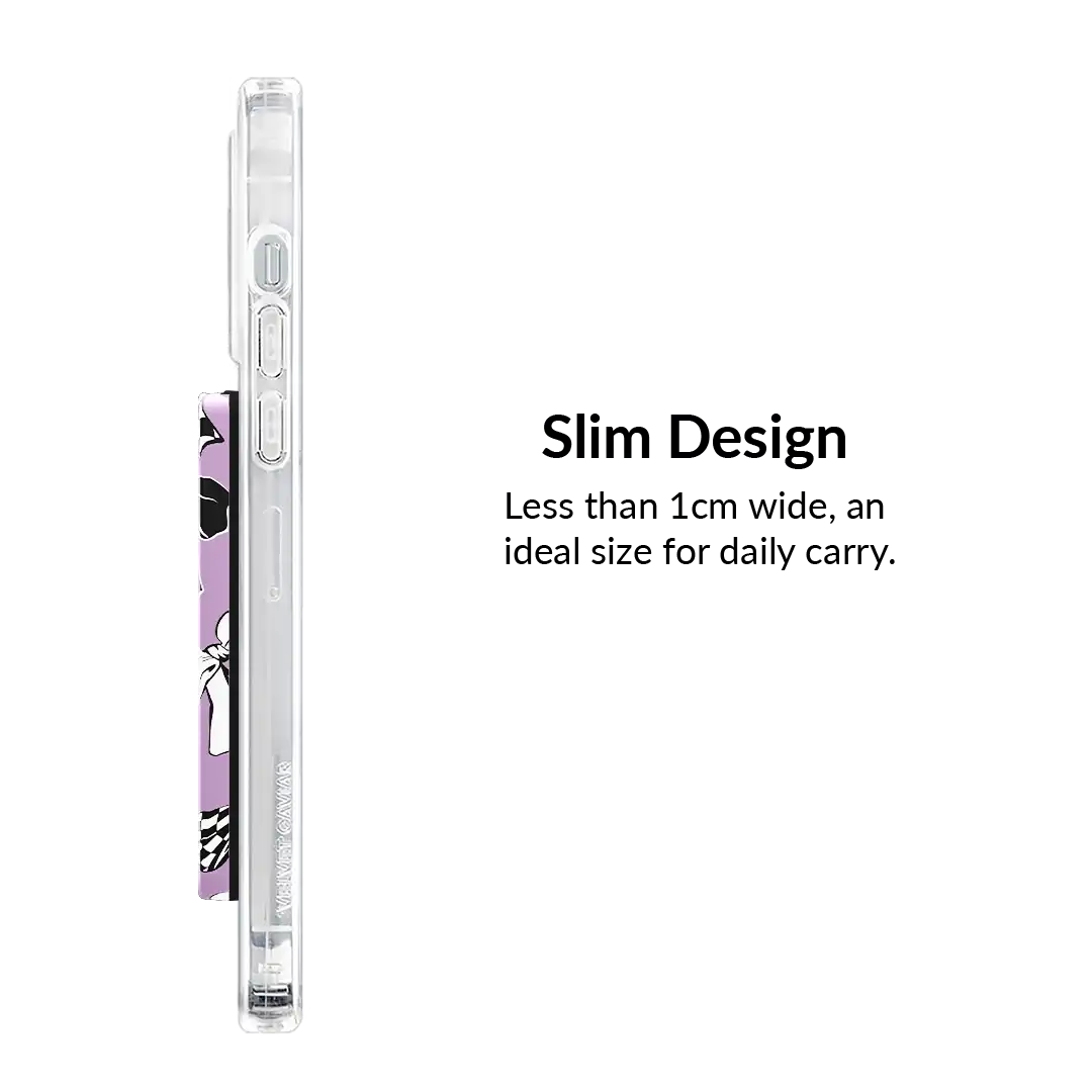 Beetlejuice Bows MagSafe Wallet