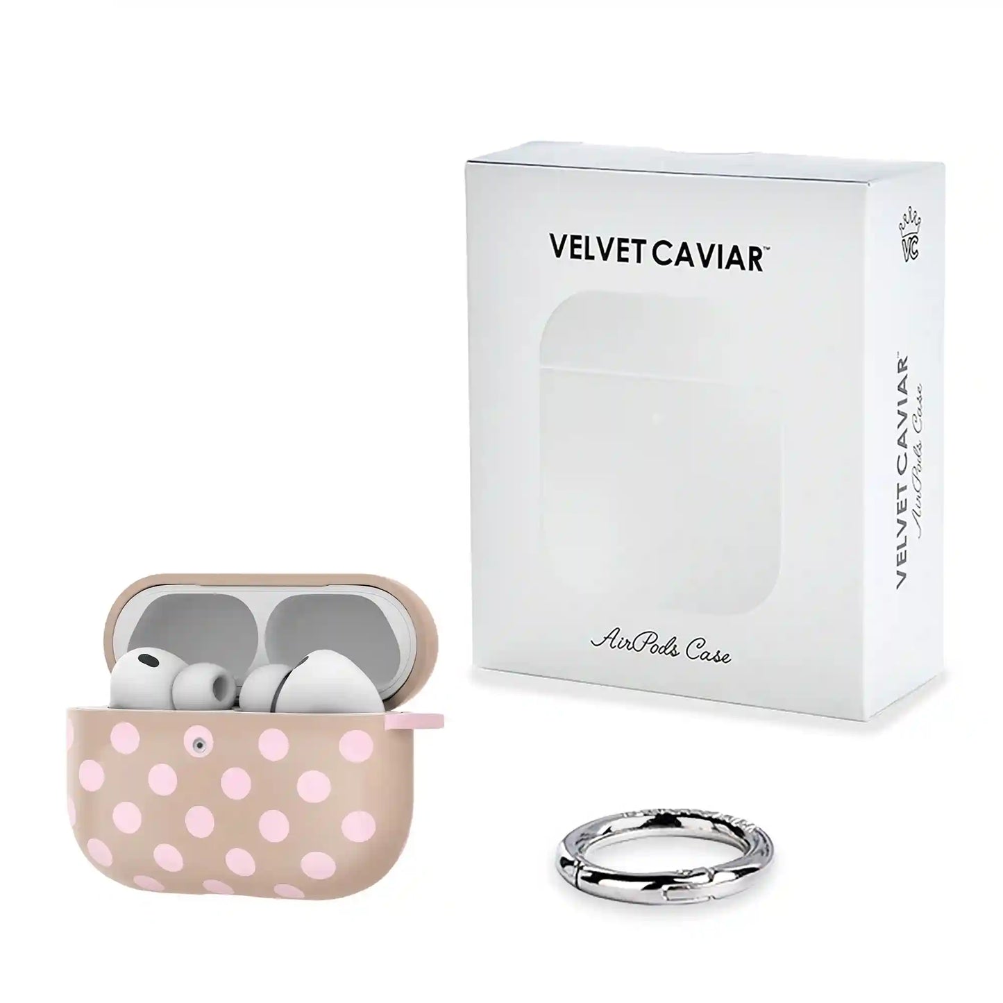 Brown Sugar Polka Dot AirPod Case