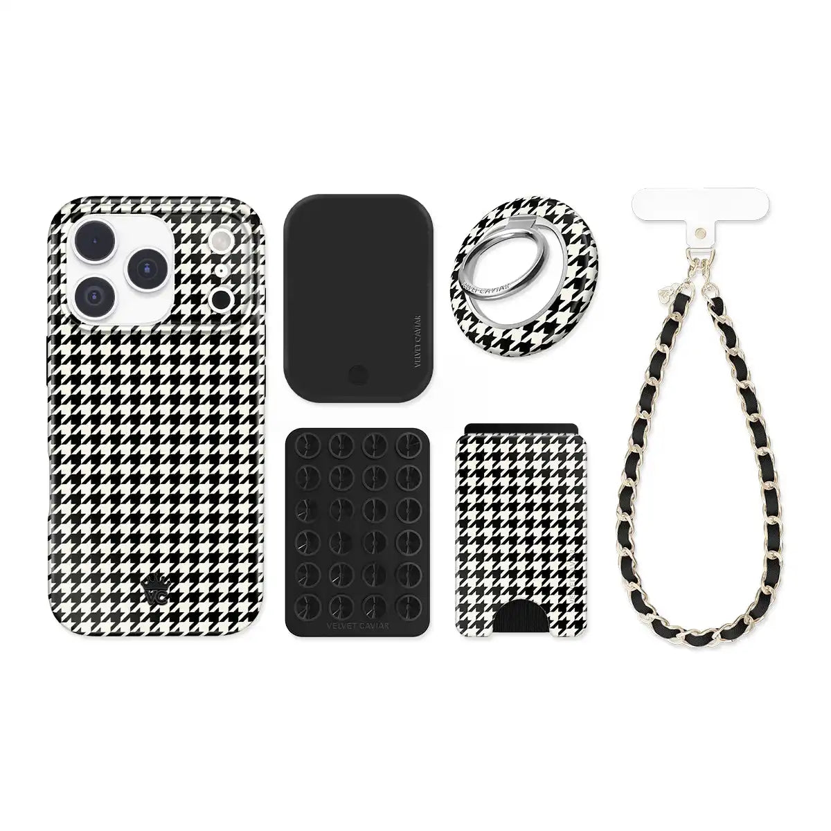 Houndstooth iPhone Bundle Set