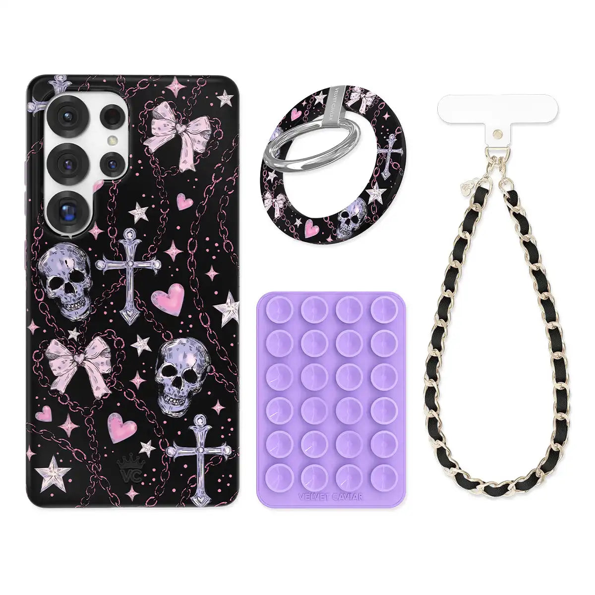 Pretty Punk Skulls Samsung Bundle Set