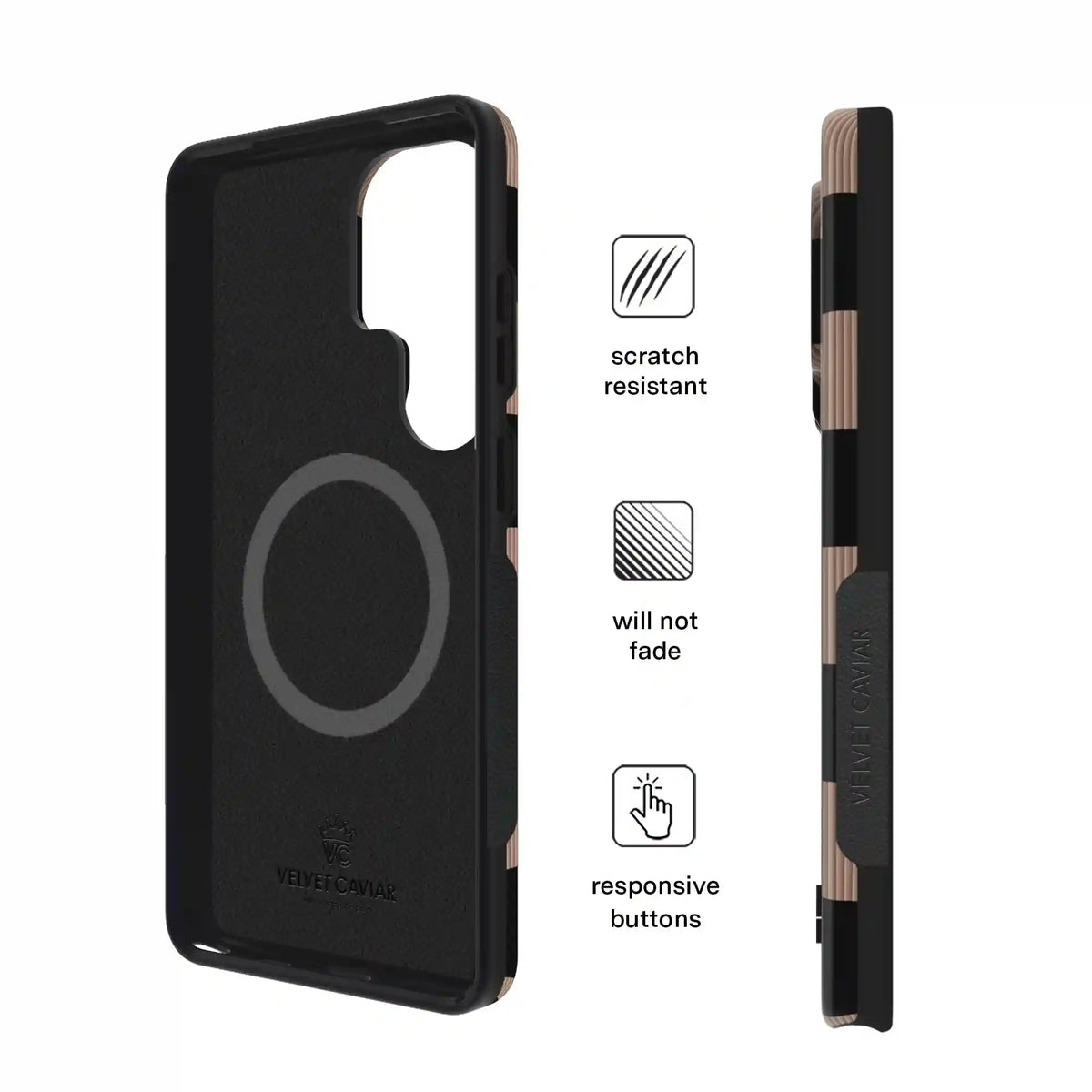 Mocha Vibe Checkered Samsung Case