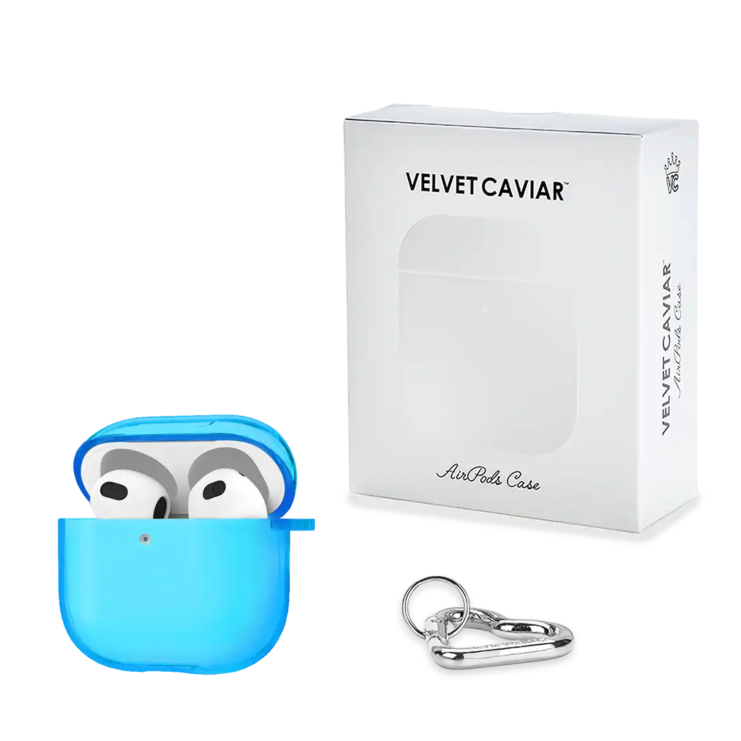 Neon Blue AirPod Case