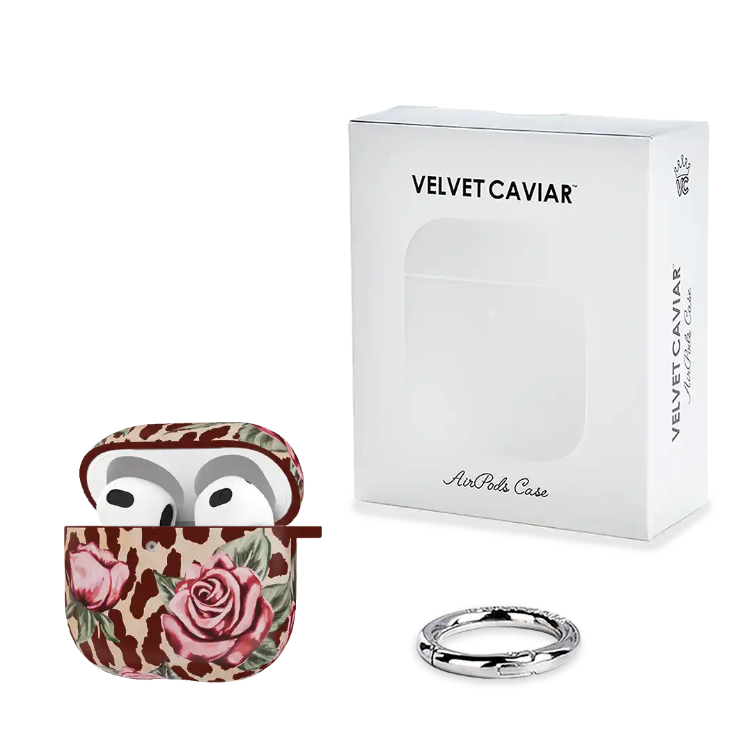 Rosy Leopard AirPod Case