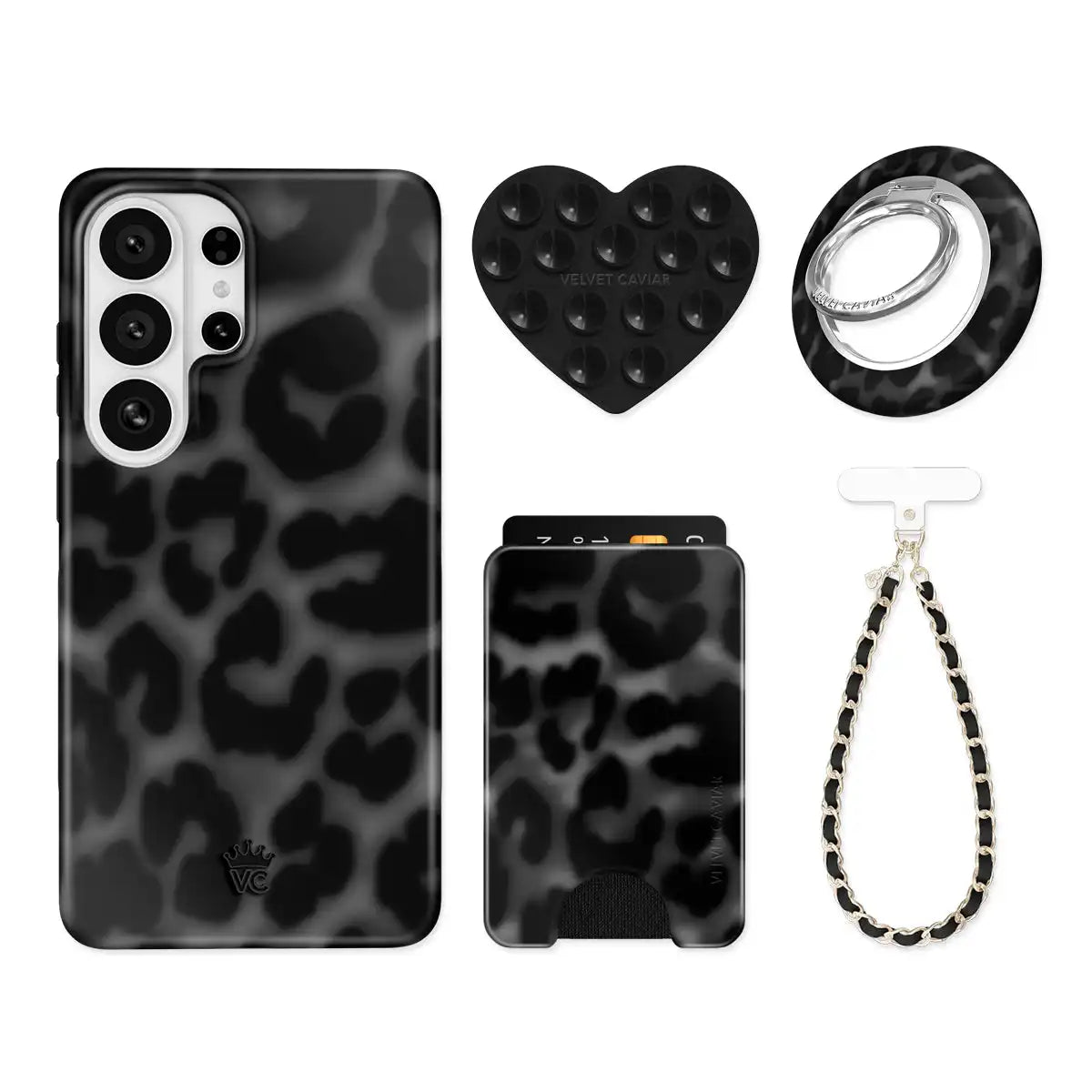 It Girl Black Leopard Samsung Bundle