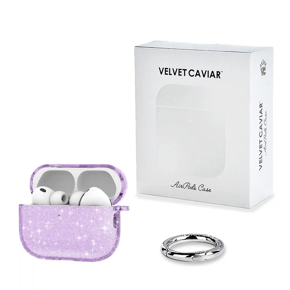 Lilac Stardust AirPod Case