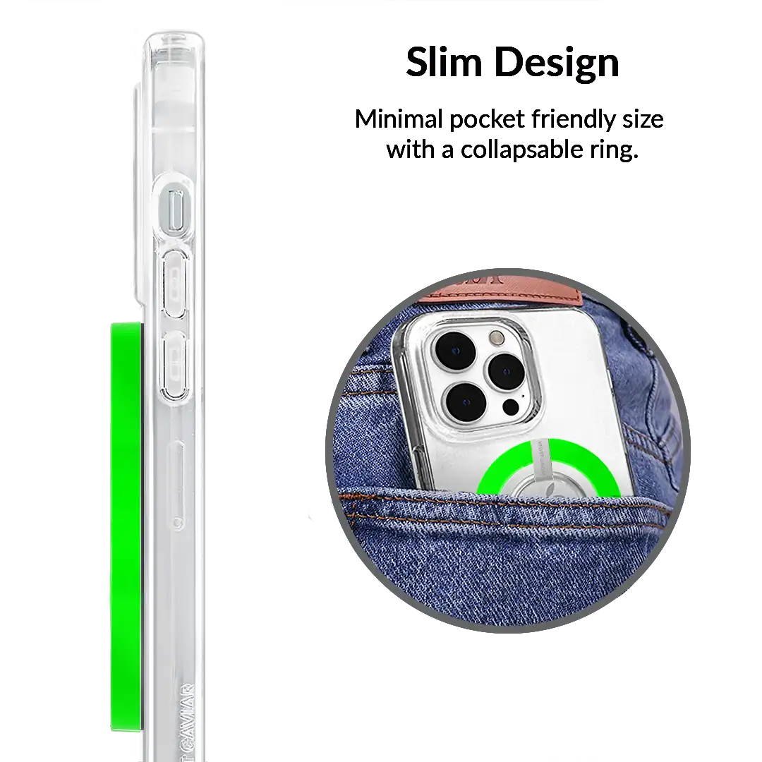Neon Green MagSafe Grip Ring