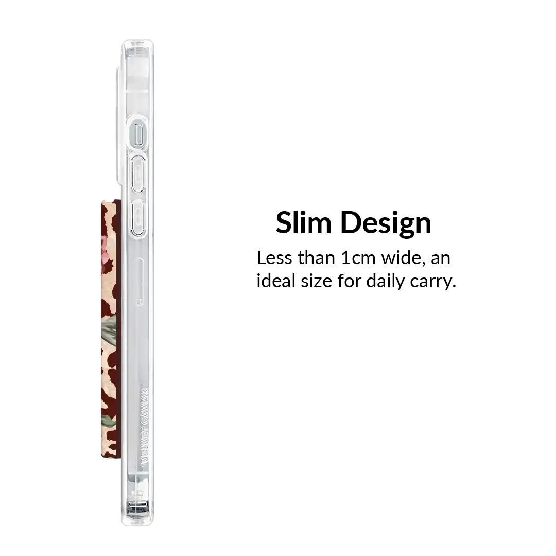 Rosy Leopard MagSafe Wallet