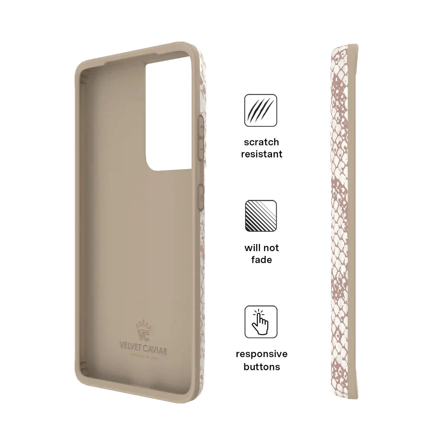 Nude Python Samsung Case