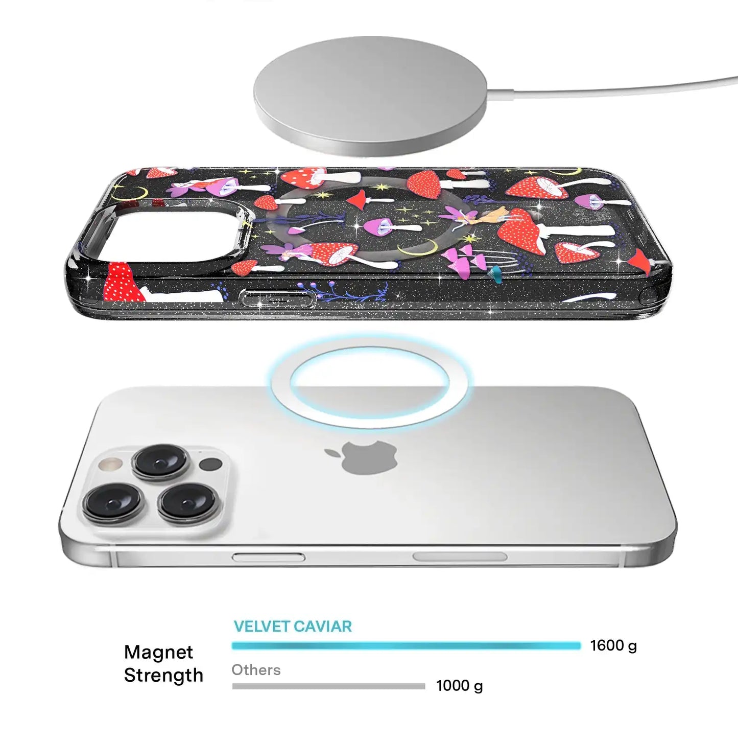 Mystic Mushrooms iPhone Case