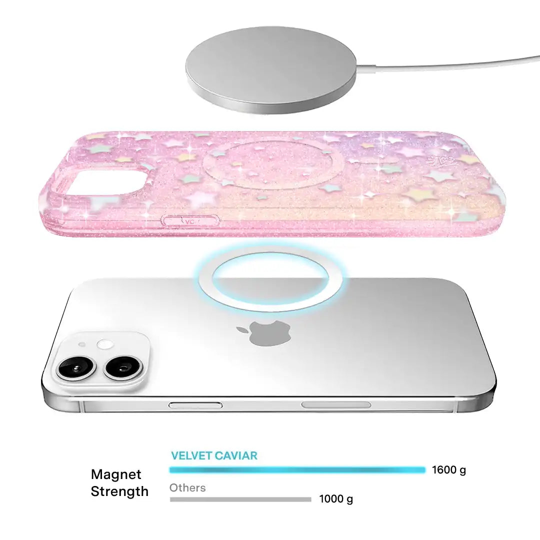 Falling Star Glitter iPhone Case