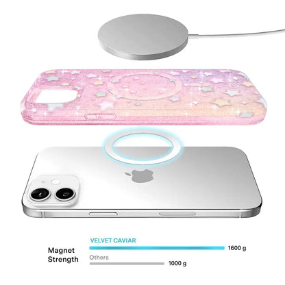 Falling Star Glitter iPhone Case