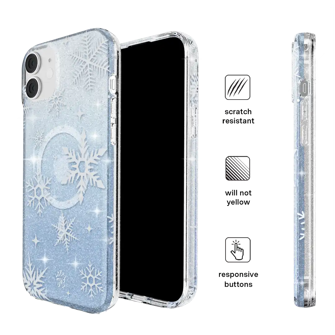 Snow Angel Glitter iPhone Case