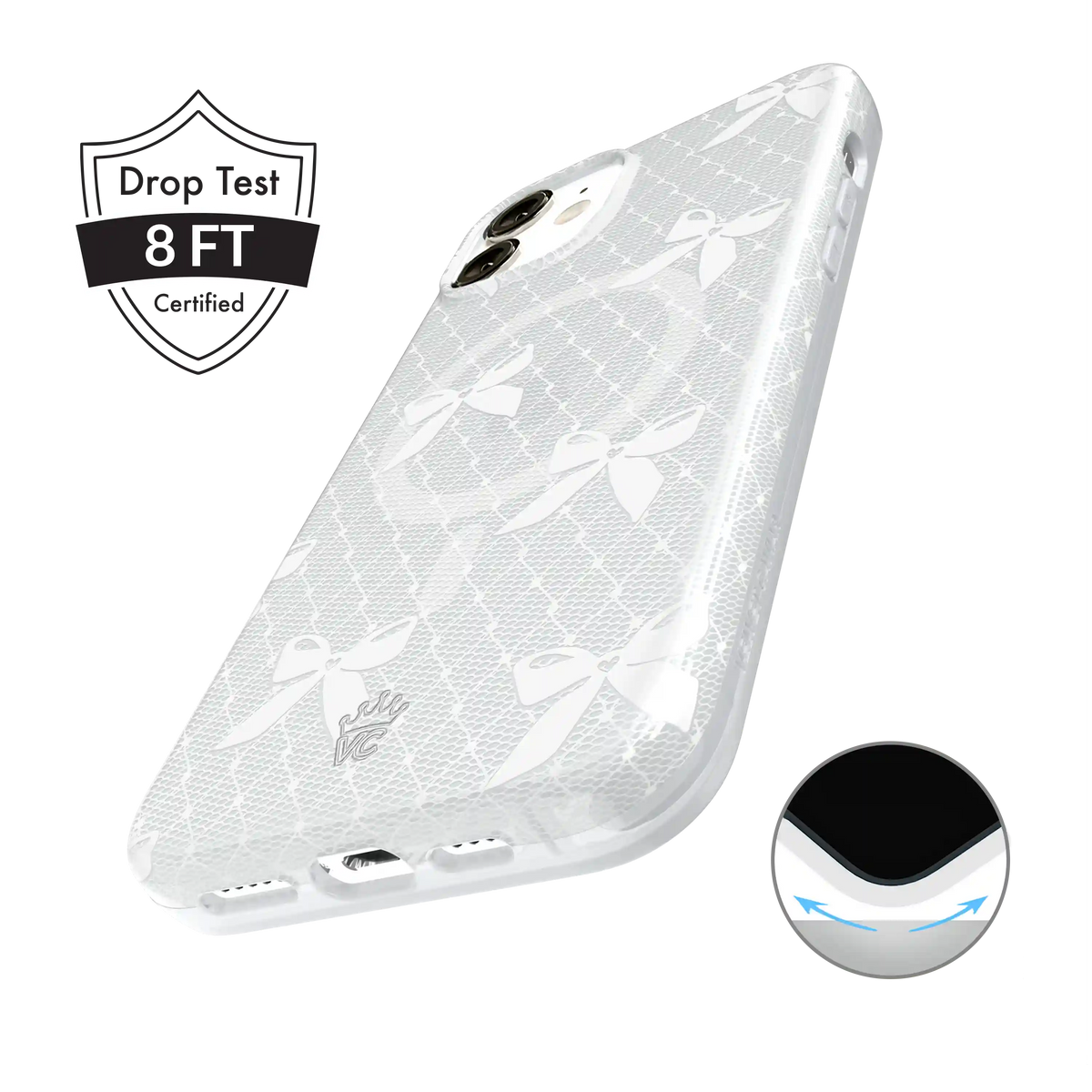Vintage Lace Bows iPhone Case