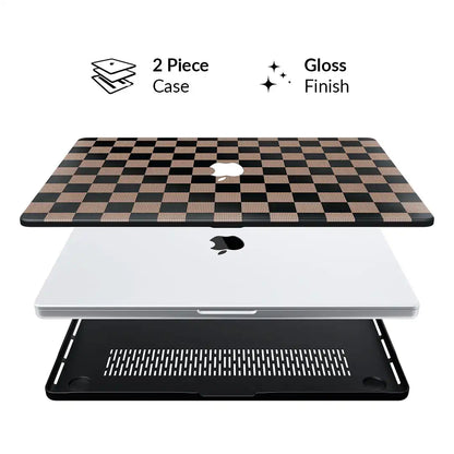 Mocha Vibe Check MacBook Case