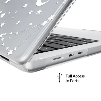 White Stars MacBook Case