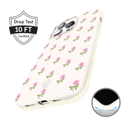 Pink Peony Floral iPhone Case