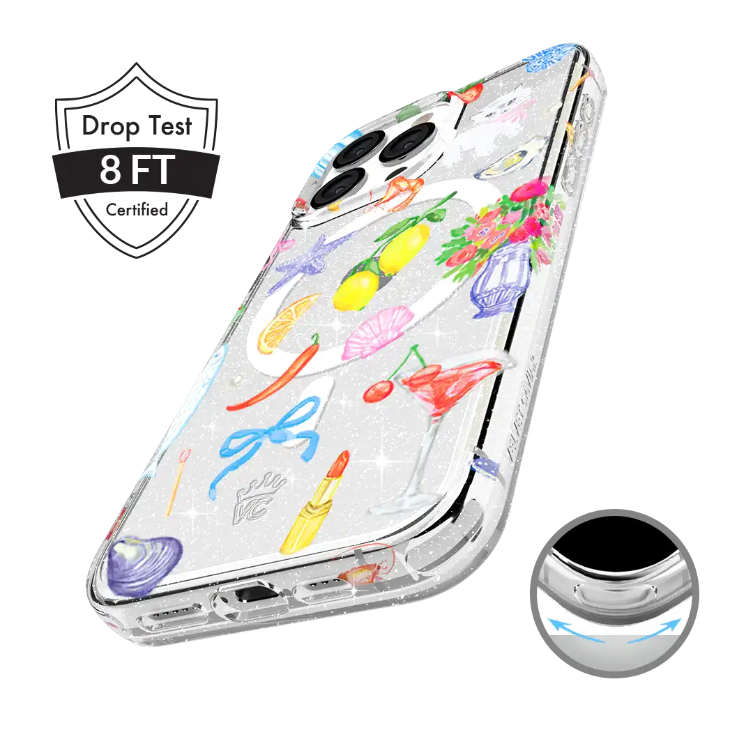 Dolce Vita Glitter iPhone Case