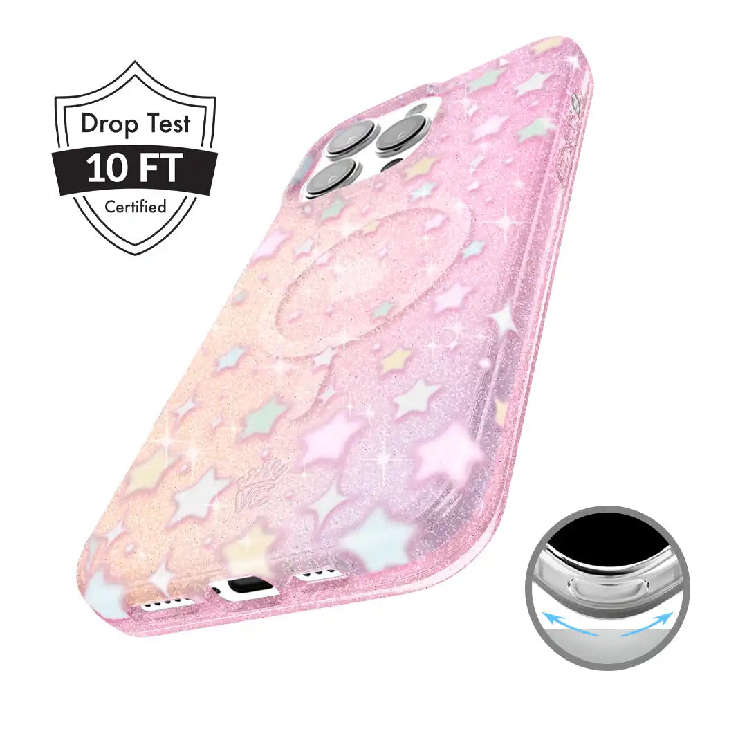Falling Star Glitter iPhone Case