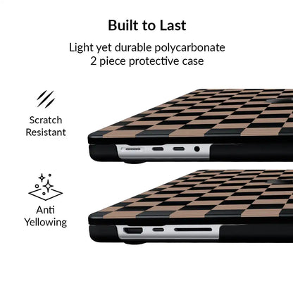 Mocha Vibe Check MacBook Case