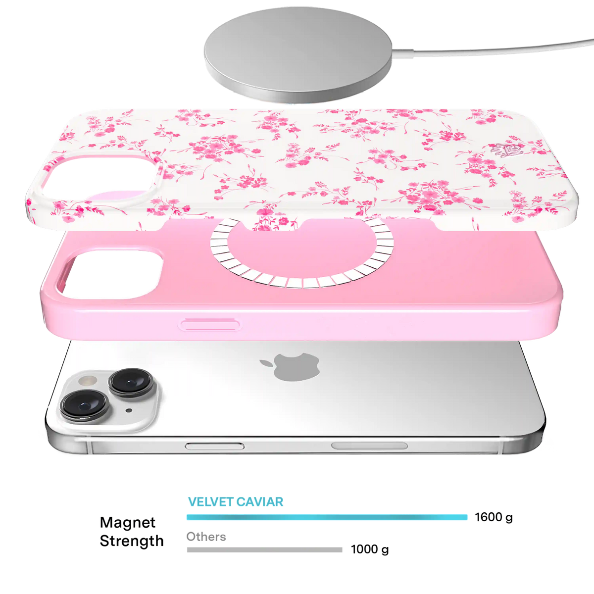 French Rose Floral iPhone Case