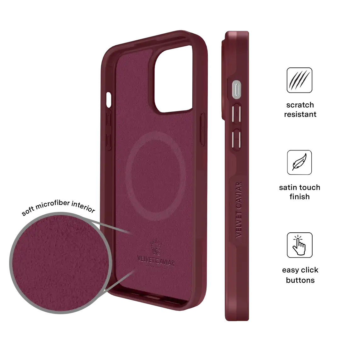 Burgundy 1990 iPhone Case