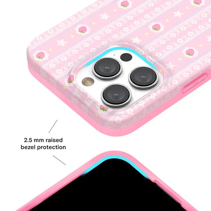 Strawberry Macaron iPhone Case