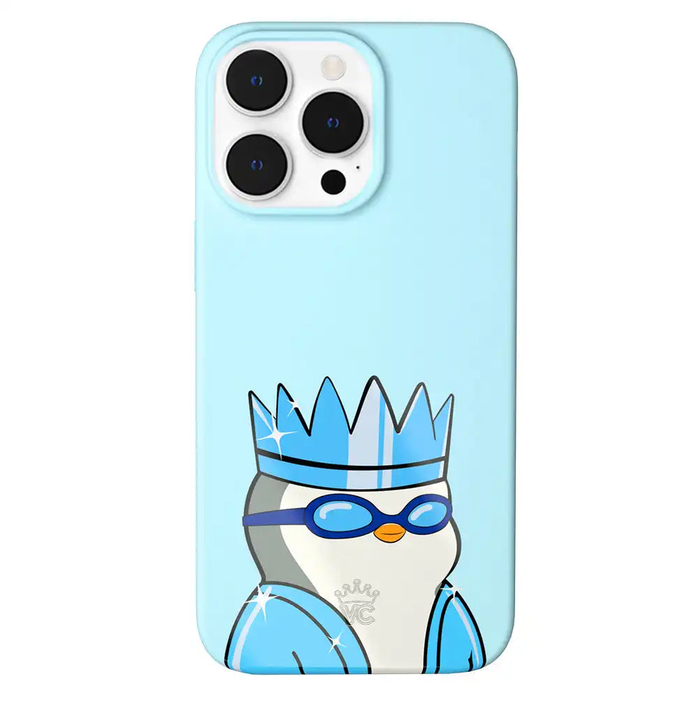 Pudgy Penguins Polar Blue iPhone Case