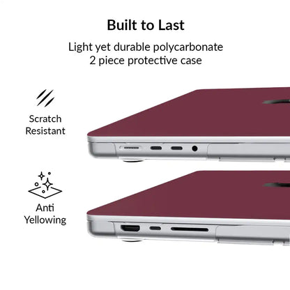 Burgundy 1990 MacBook Case