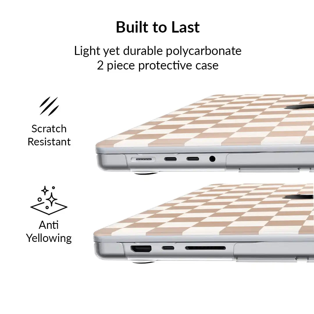 Nude Vibe Check MacBook Case