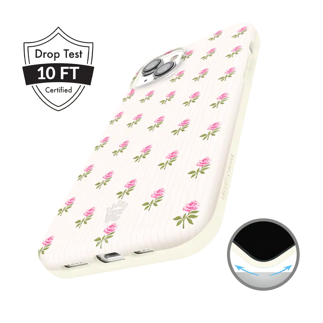 Pink Peony Floral iPhone Case