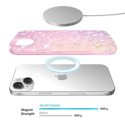 Falling Star Glitter iPhone Case