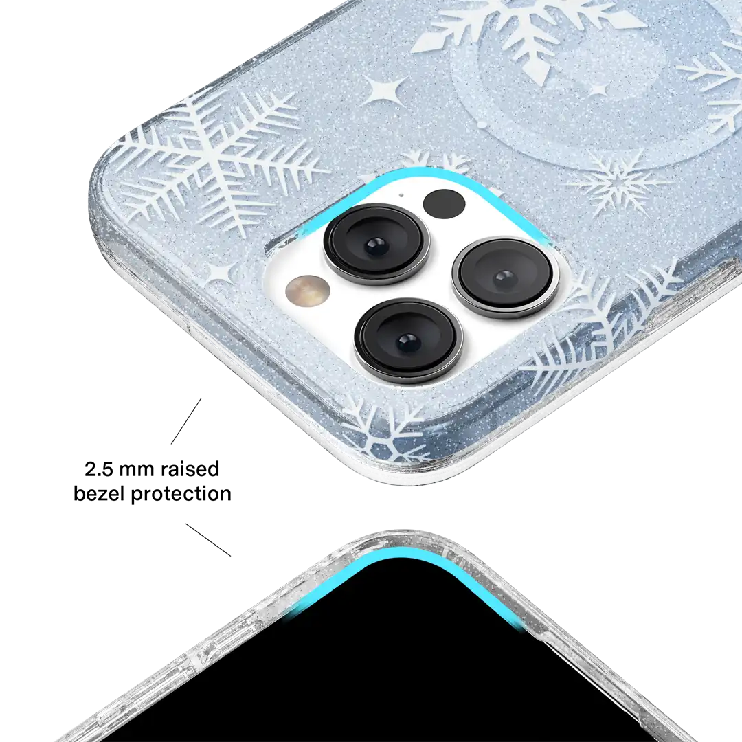 Snow Angel Glitter iPhone Case