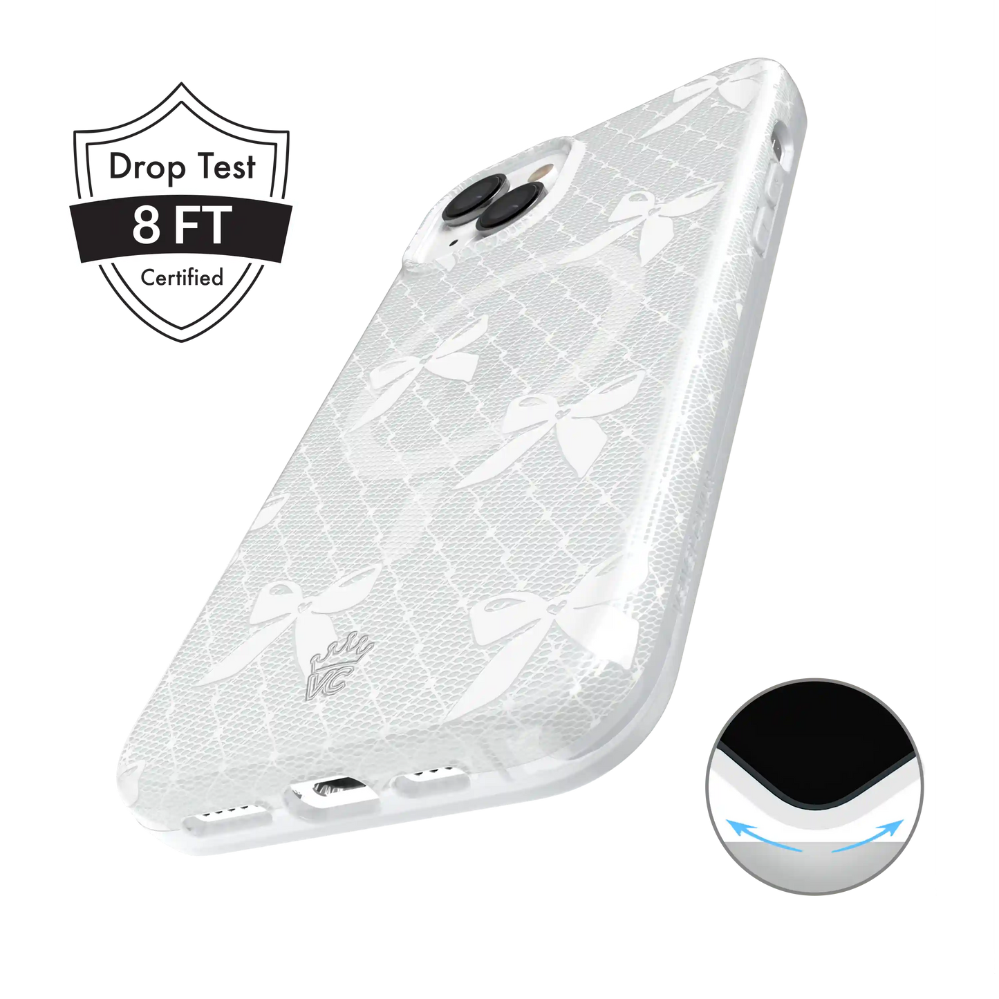 Vintage Lace Bows iPhone Case