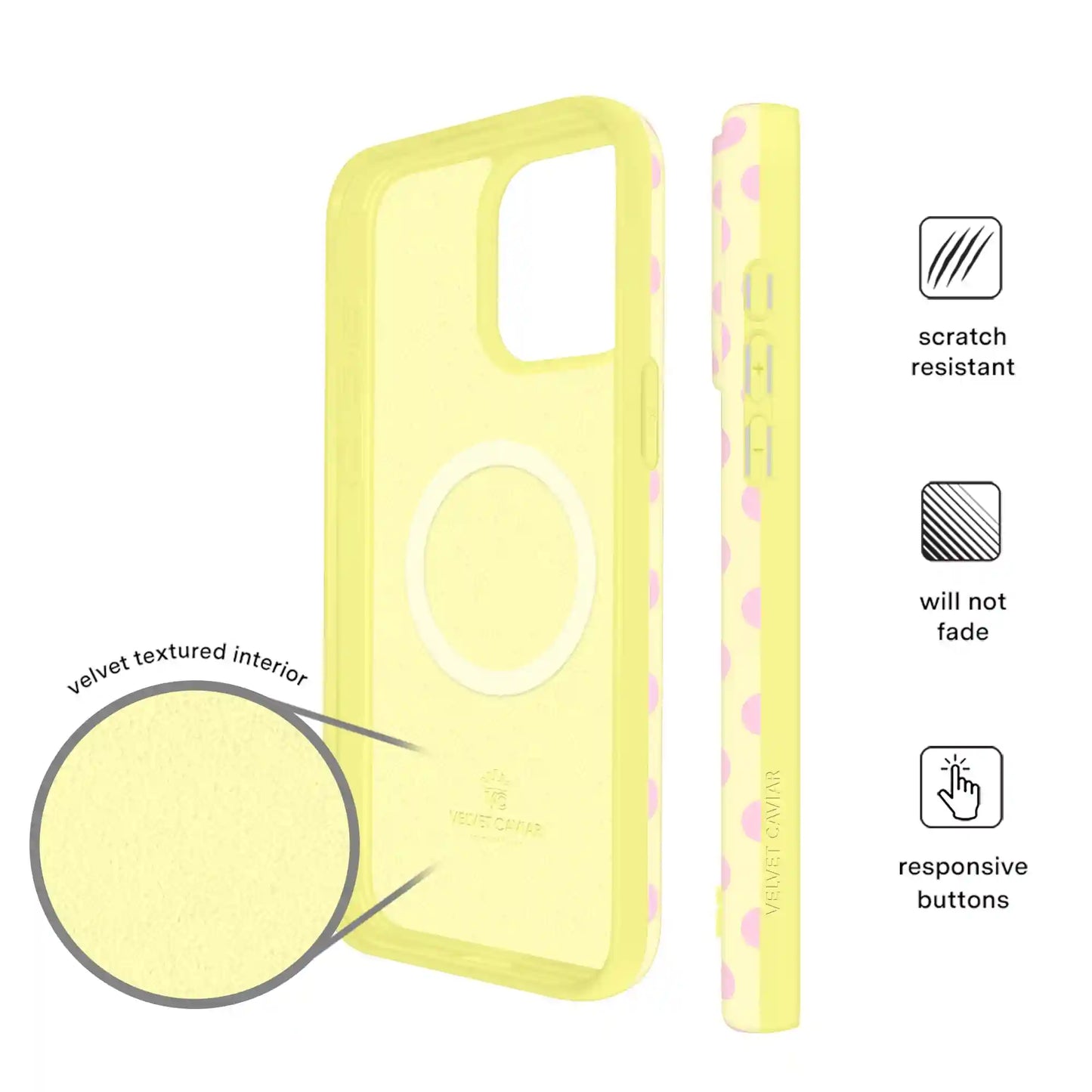 Buttercream Polka Dot iPhone Case