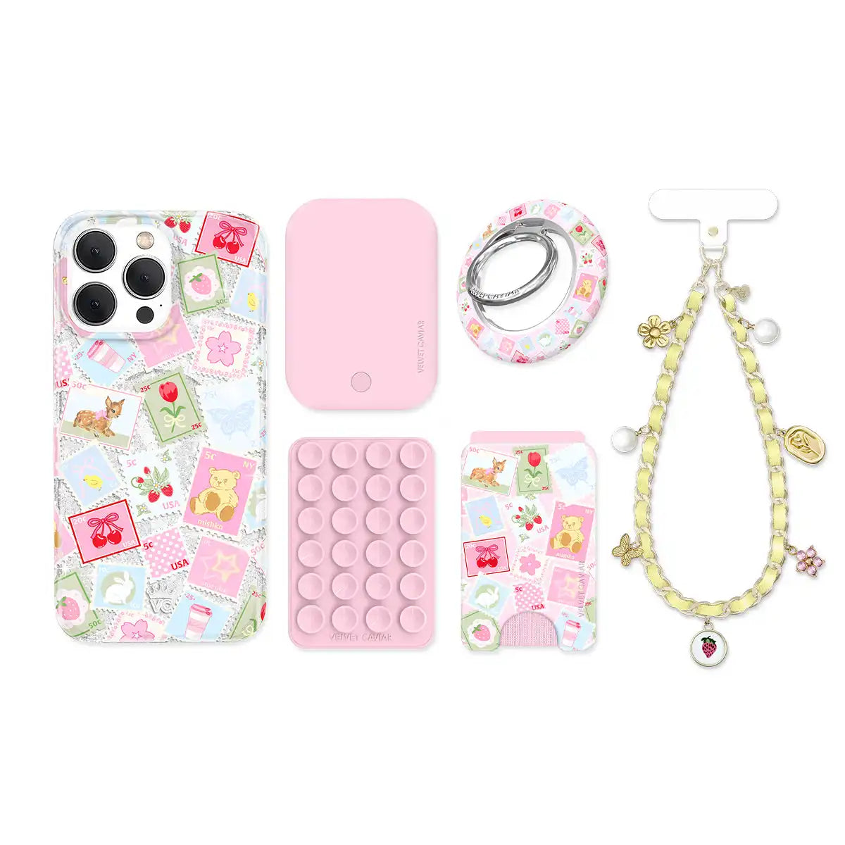 Spring Whimsy Stamps Glitter iPhone Bundle Set