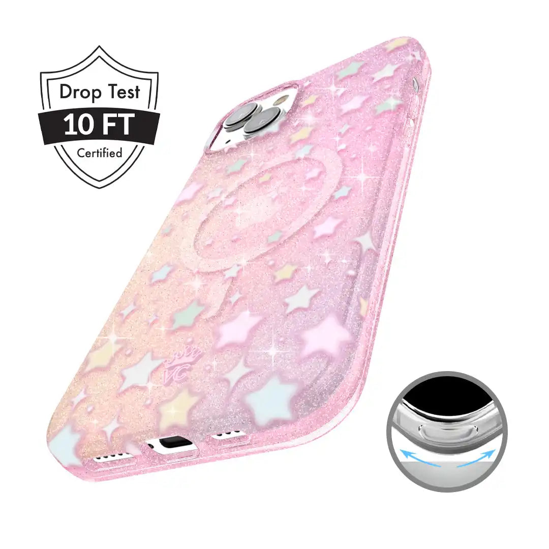 Falling Star Glitter iPhone Case