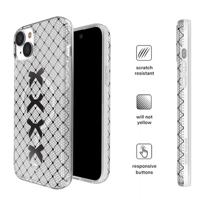 Lacy Black Bows iPhone Case