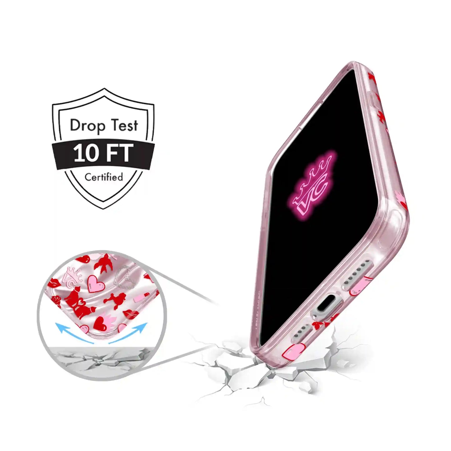 Lover Girl Holo iPhone Case