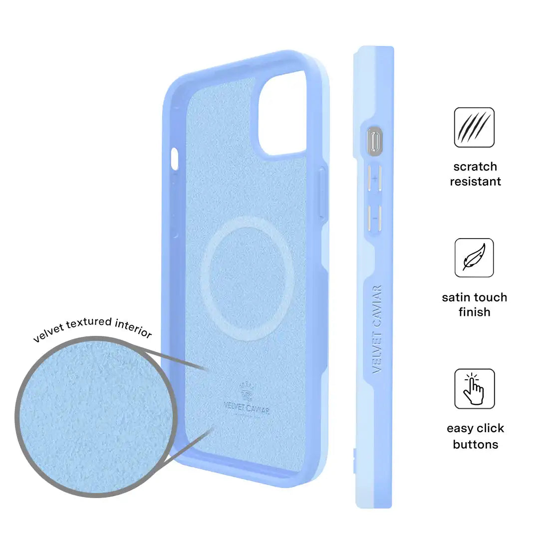 Cotton Candy Blue iPhone Case