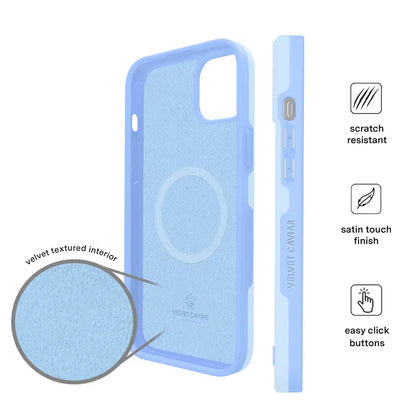 Cotton Candy Blue iPhone Case