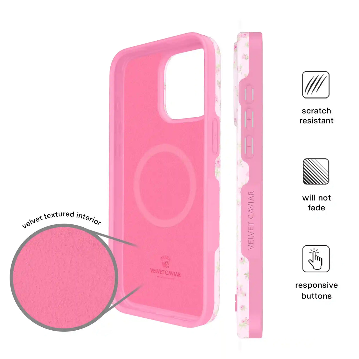 Dainty Pink Floral iPhone Case