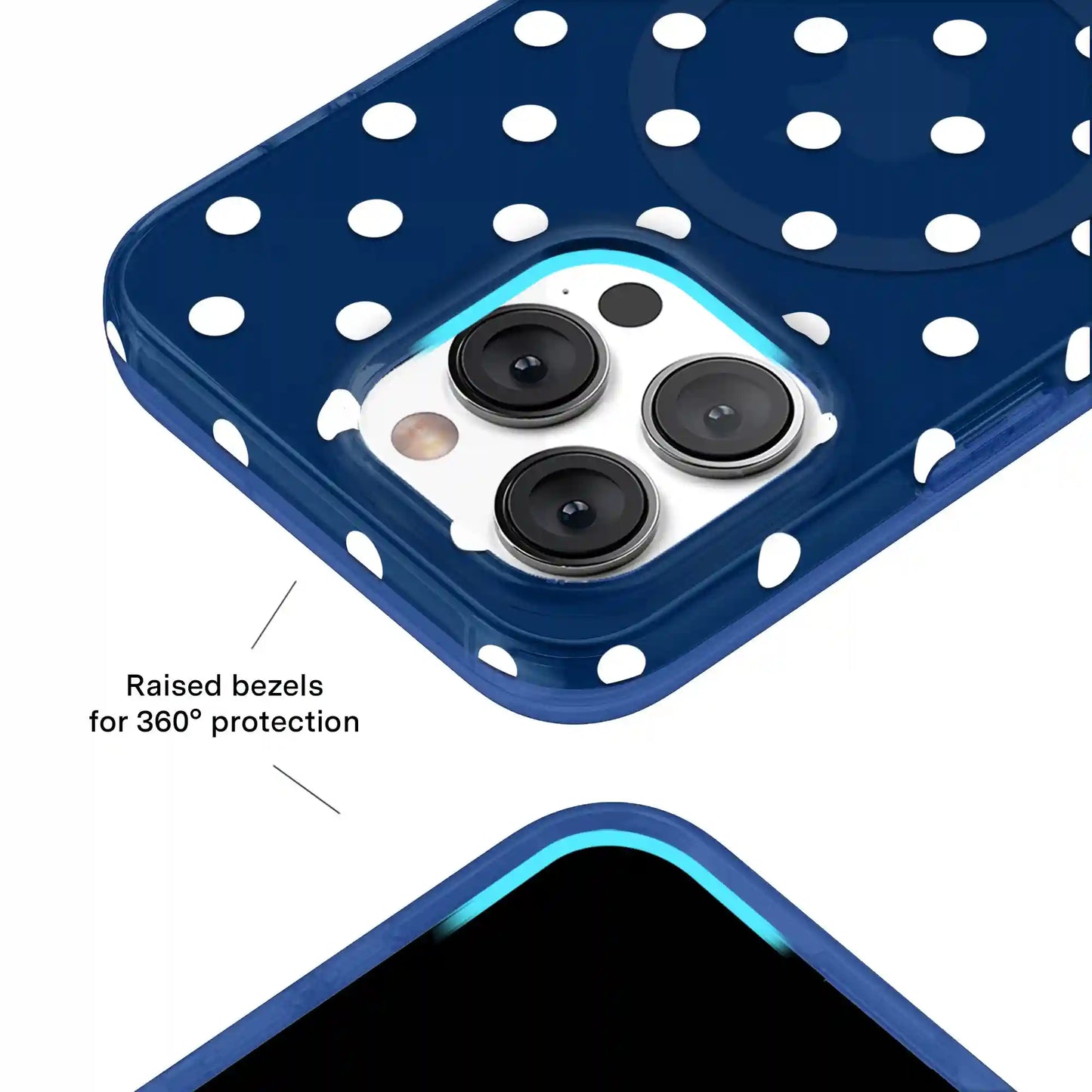 Midnight Polka Dot iPhone Case