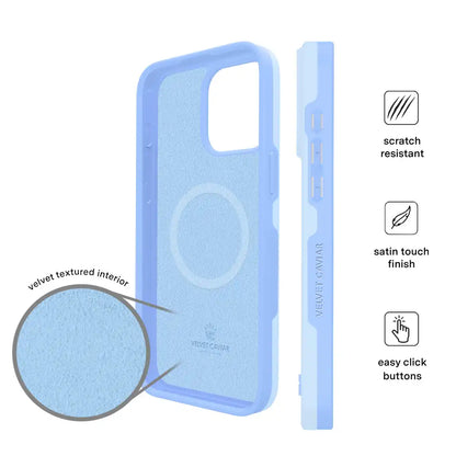Cotton Candy Blue iPhone Case