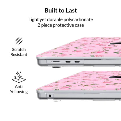 Baby Pink Roses MacBook Case