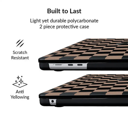 Mocha Vibe Check MacBook Case